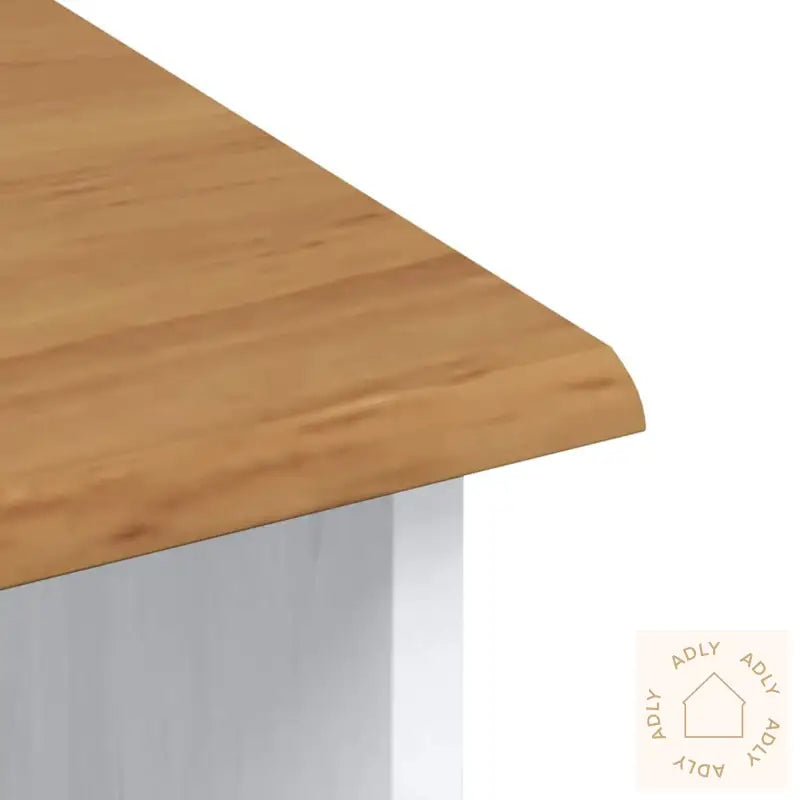 Hutch “Askim” Hvit 91X40X199.5 Cm Massivt Tre Furu