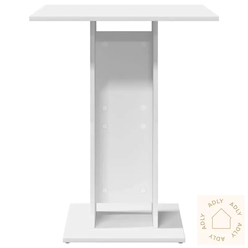 Bistrobord Hvit 60X60X75 Cm Konstruert Tre