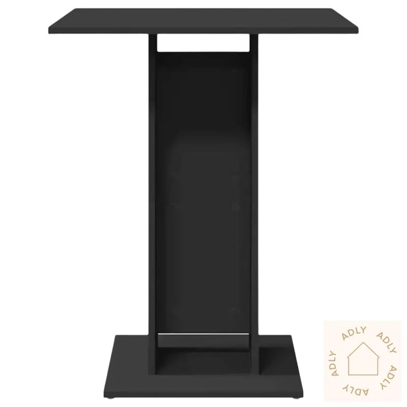Black square bistrobord perfekt som stilig bistrobord for hagemøbler eller møbler til hjemmet