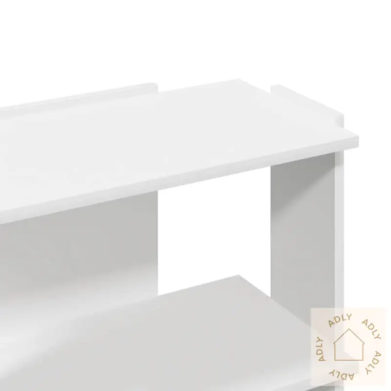 Bokhylle 3 Etasjer Hvit 60X30X60 Cm Konstruert Tre