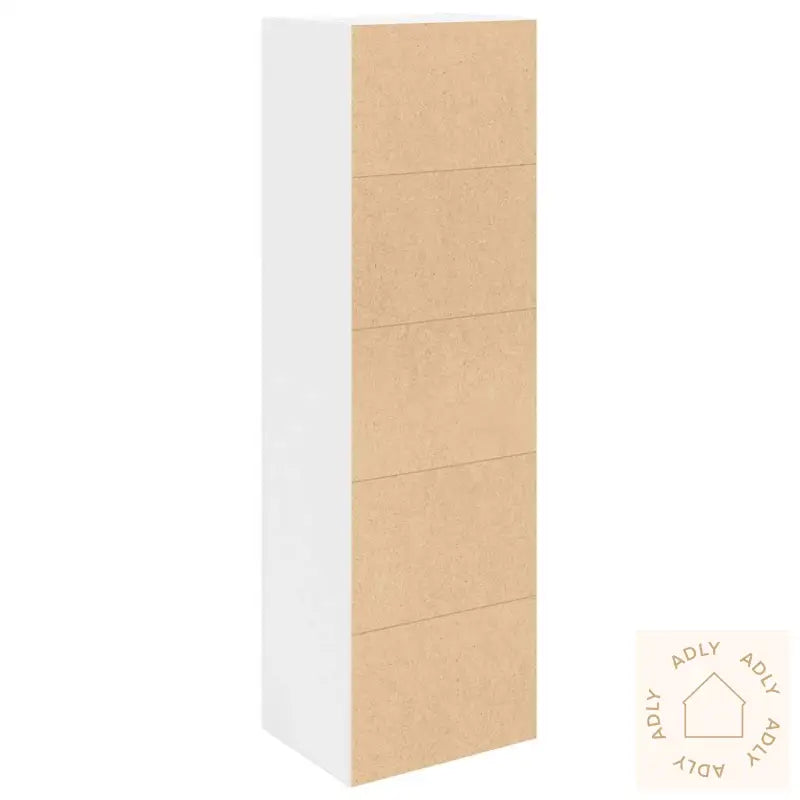 Bokhylle Hvit 31X24X102 Cm Konstruert Tre