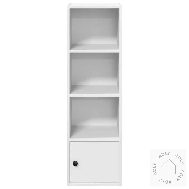 Bokhylle Hvit 31X24X102 Cm Konstruert Tre