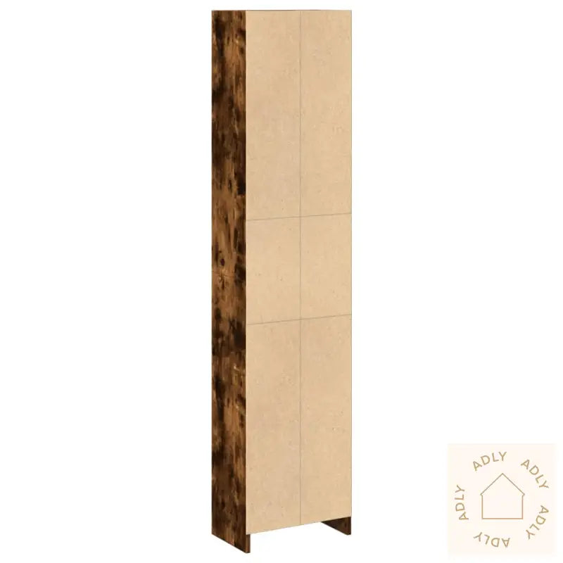 Bokhylle Røkt Eik 40X24X176 Cm Konstruert Tre