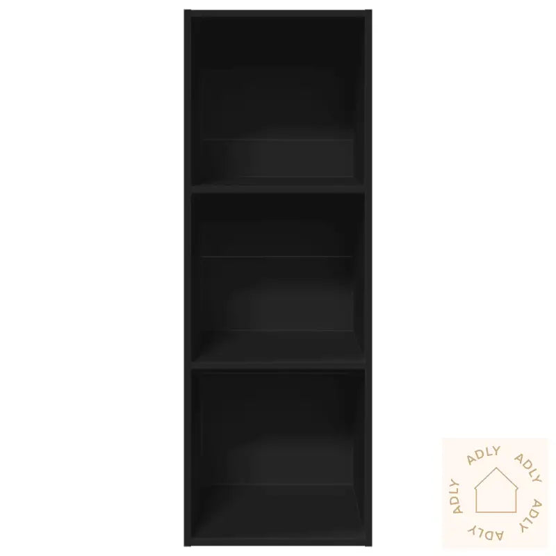 Bokhylle Svart 40X30X114 Cm Konstruert Tre