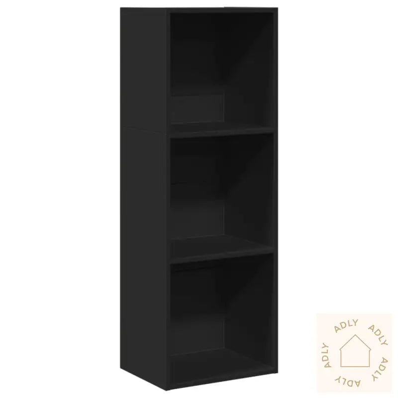 Bokhylle Svart 40X30X114 Cm Konstruert Tre