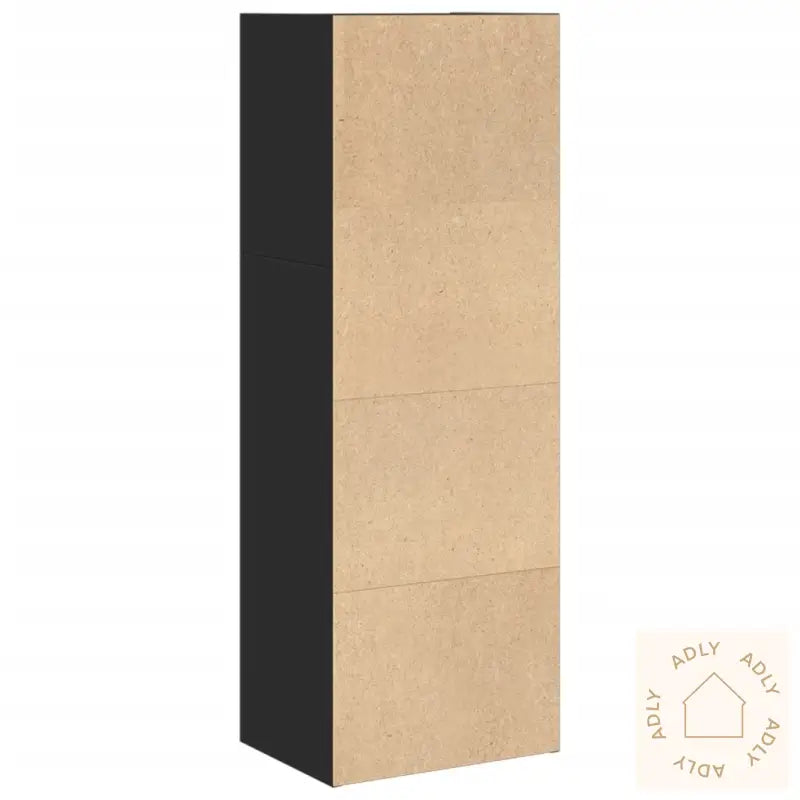 Bokhylle Svart 40X30X114 Cm Konstruert Tre