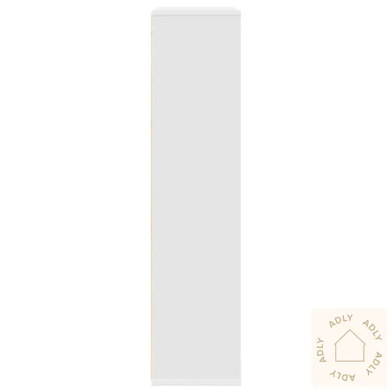 Bokhylle Hvit 89X24X101,5 Cm Konstruert Tre