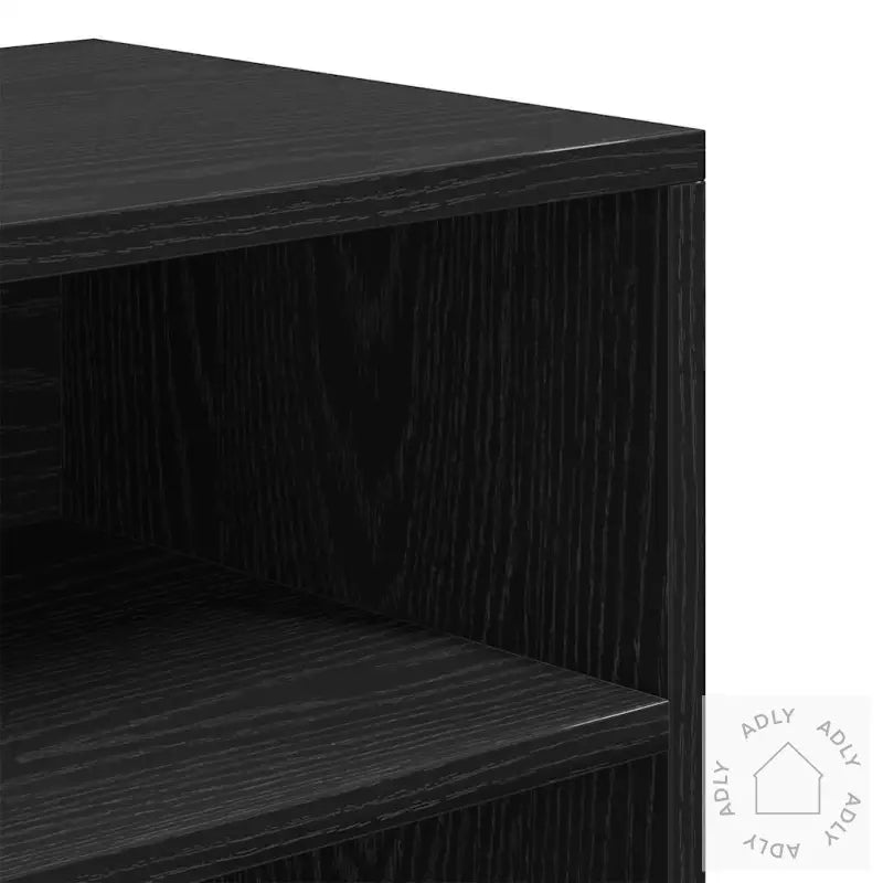 Bokhylle Svart 60X30X71,5 Cm Konstruert Tre