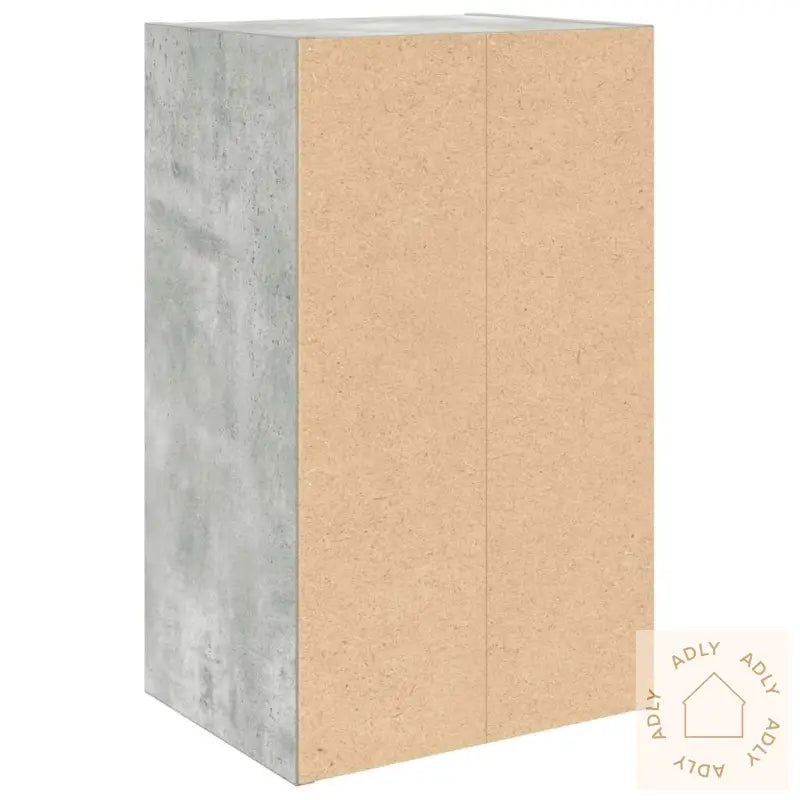 Bokhylle Betonggrå 31X24X52 Cm Konstruert Tre