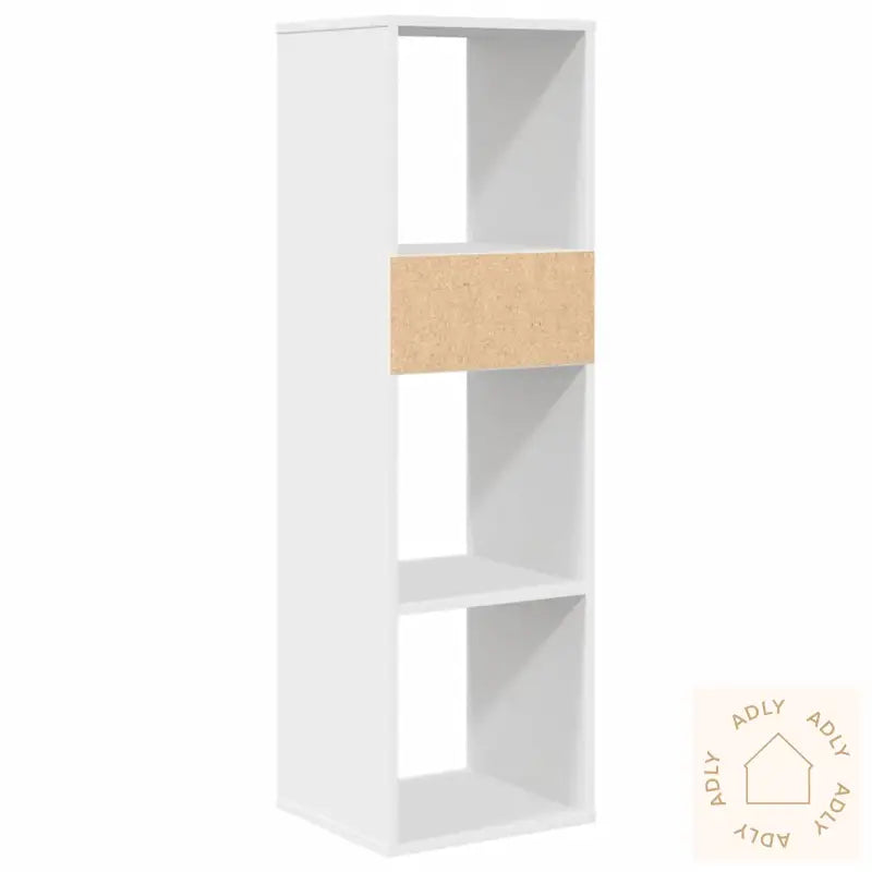 Bokhylle Hvit 34X31X112 Cm Konstruert Tre