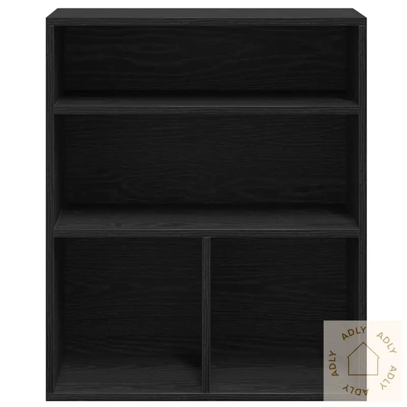 Bokhylle Svart 60X30X71,5 Cm Konstruert Tre