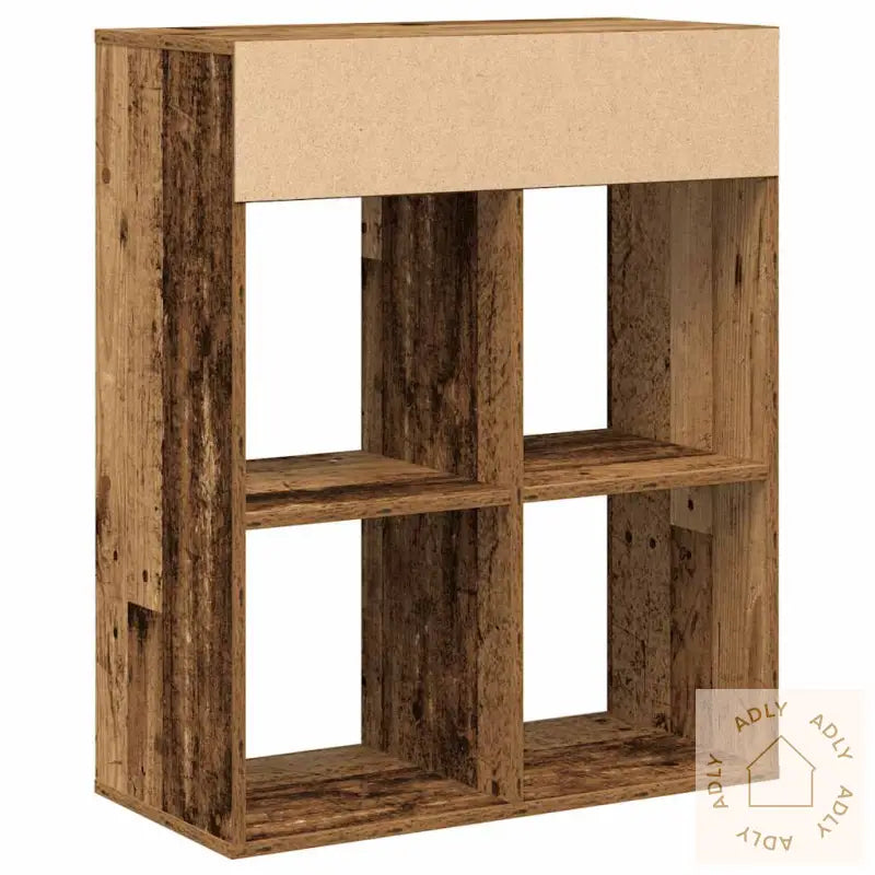 Bokhylle Gammelt Tre 66X31X80 Cm Konstruert Tre