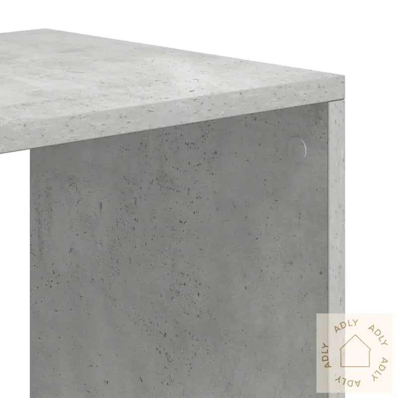 Bokhylle Betonggrå 66X31X112 Cm Konstruert Tre