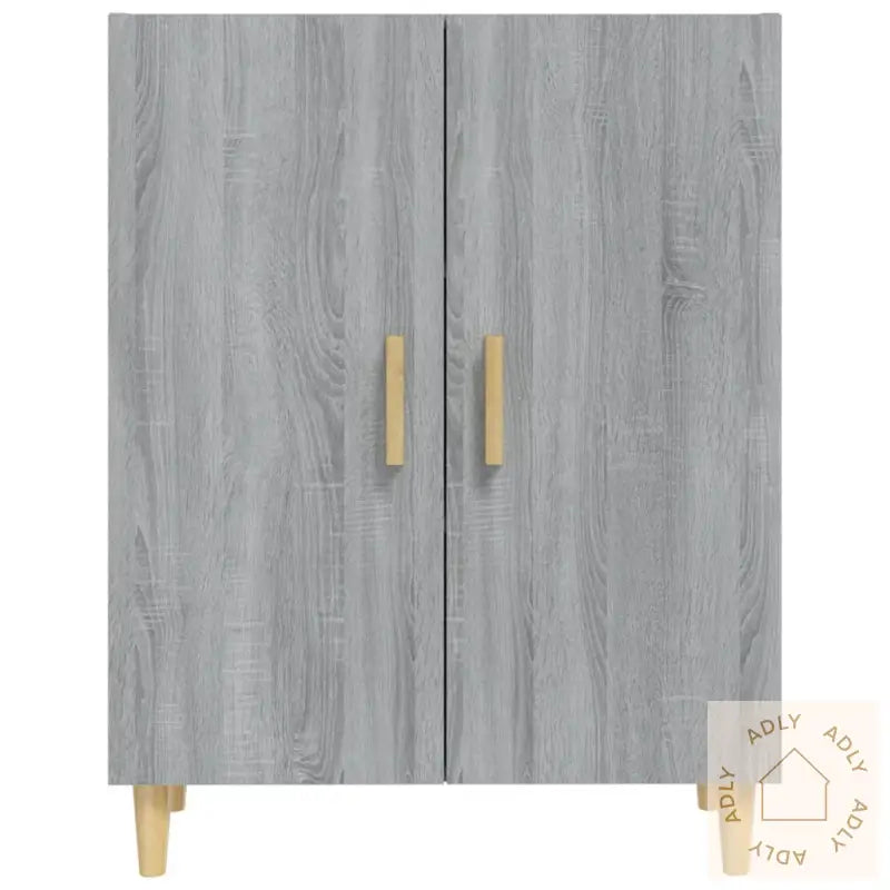 Skjenk Grå Sonoma 70X34X90 Cm Konstruert Tre