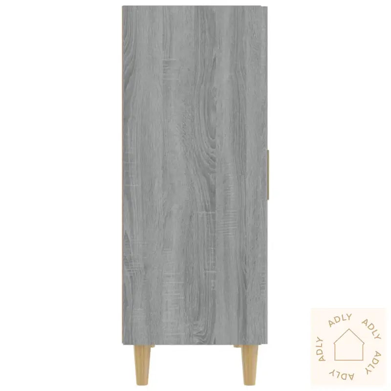 Skjenk Grå Sonoma 70X34X90 Cm Konstruert Tre