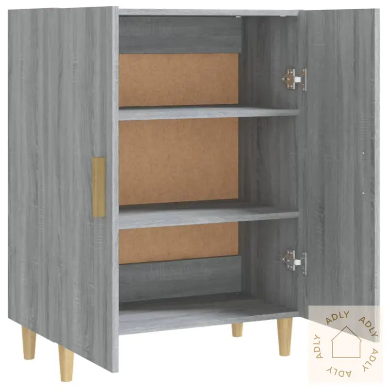 Skjenk Grå Sonoma 70X34X90 Cm Konstruert Tre