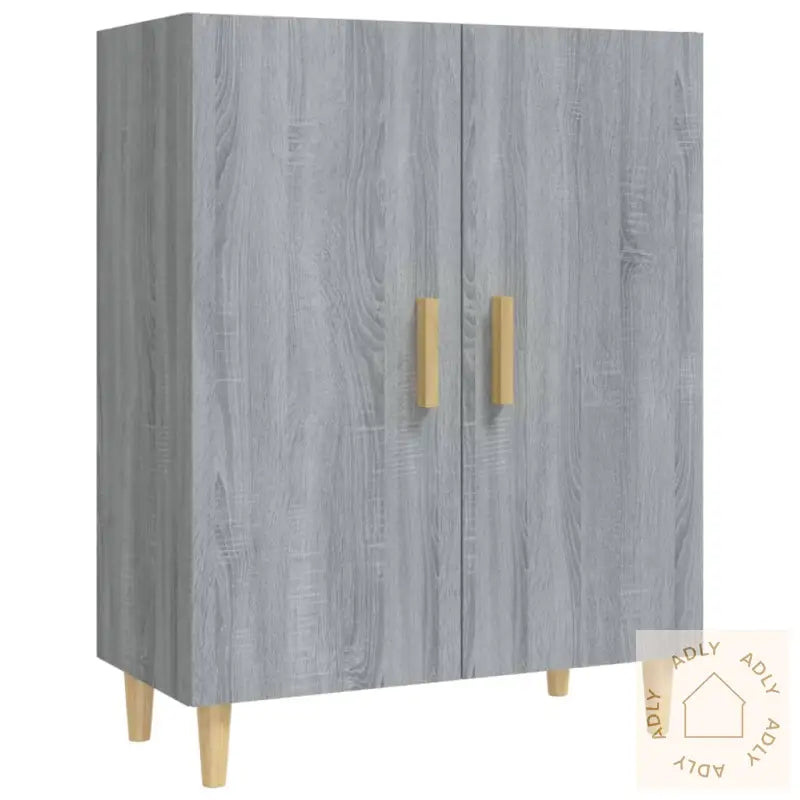 Skjenk Grå Sonoma 70X34X90 Cm Konstruert Tre