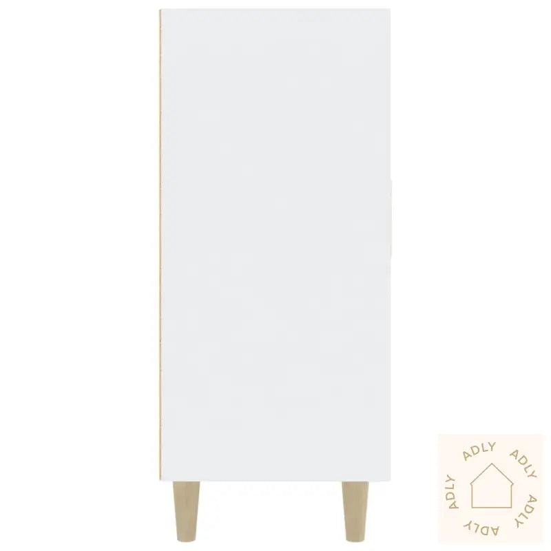 Skjenk Hvit 90X34X80 Cm Konstruert Tre