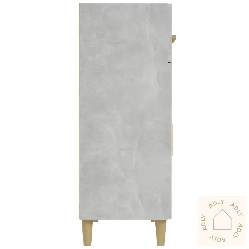 Skjenk Betonggrå 69,5X34X89 Cm Konstruert Tre