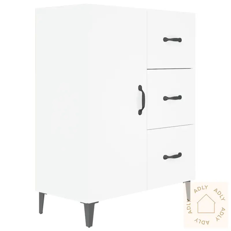Skjenk Hvit 69,5X34X90 Cm Konstruert Tre