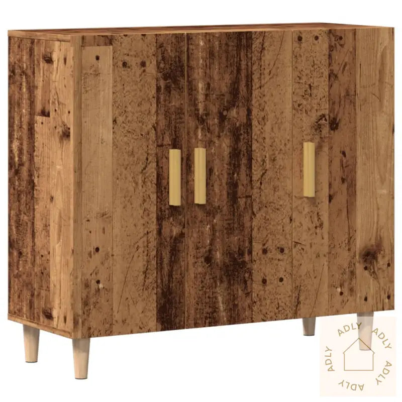 Skjenk Gammelt Tre 90X34X80 Cm Konstruert Tre