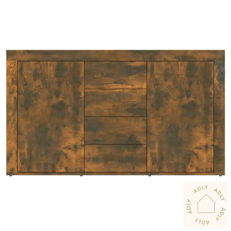 Skjenk Røkt Eik 120X36X69 Cm Konstruert Tre