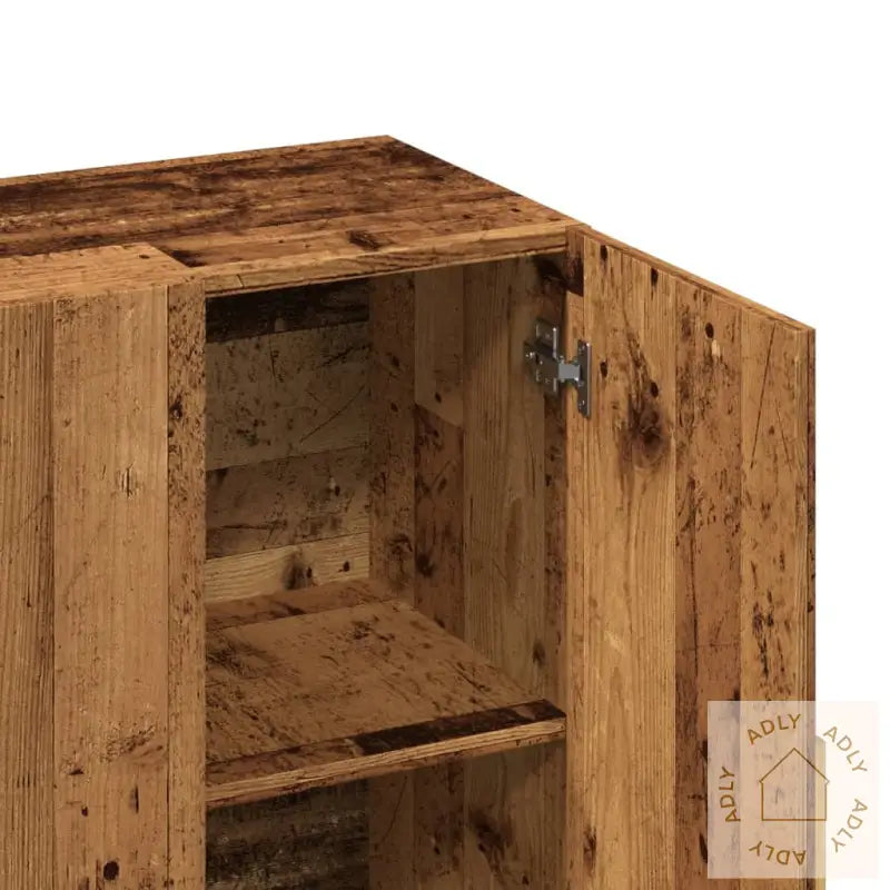 Skjenk Gammelt Tre 90X34X80 Cm Konstruert Tre