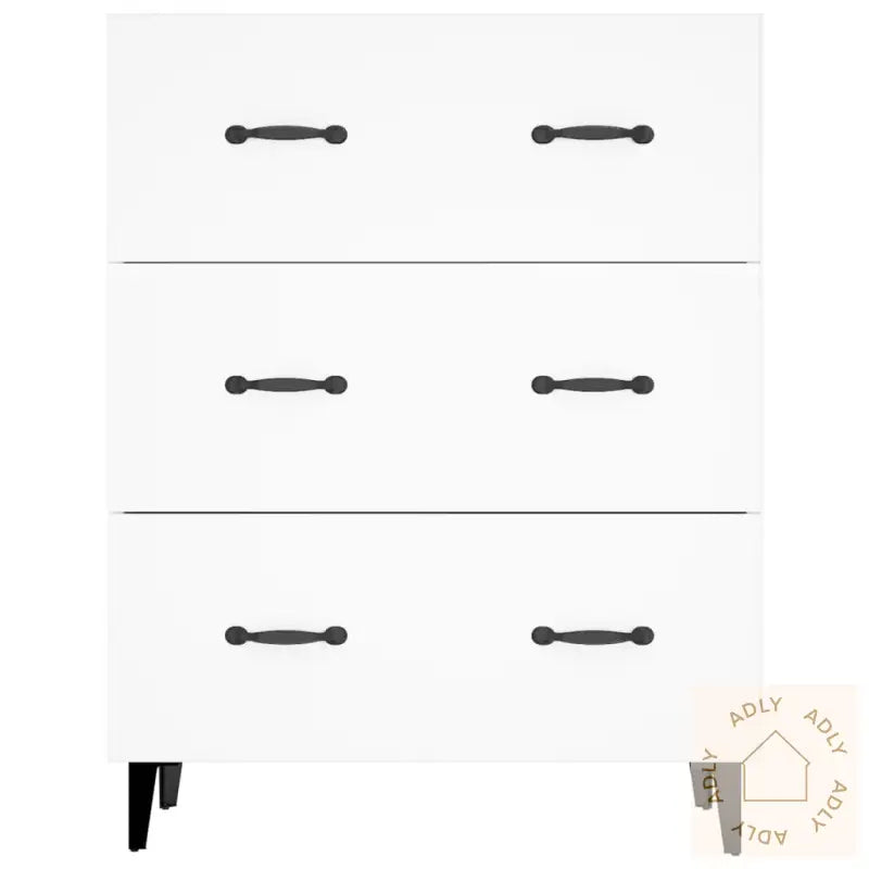 Skjenk Hvit 69,5X34X90 Cm Konstruert Tre
