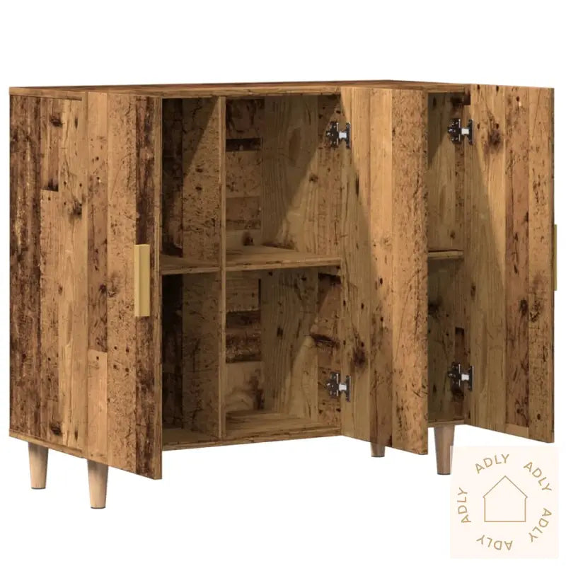 Skjenk Gammelt Tre 90X34X80 Cm Konstruert Tre