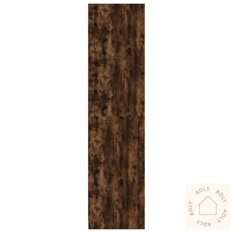 Garderobe Røkt Eik 100X50X200 Cm Konstruert Tre