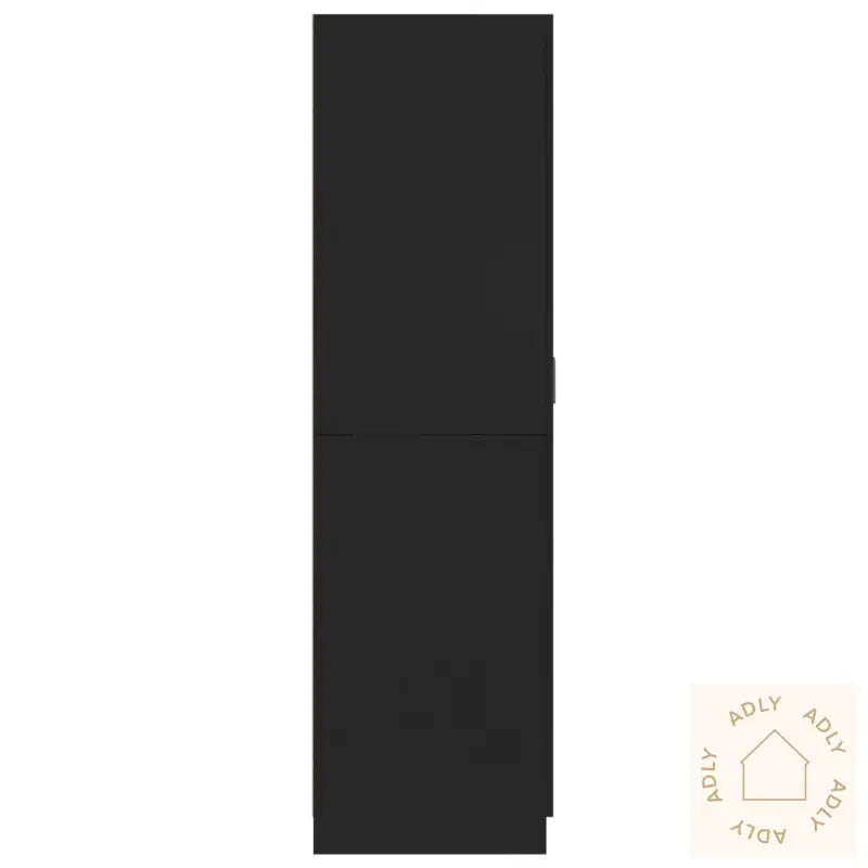 Garderobe Svart 80X52X180 Cm Konstruert Tre