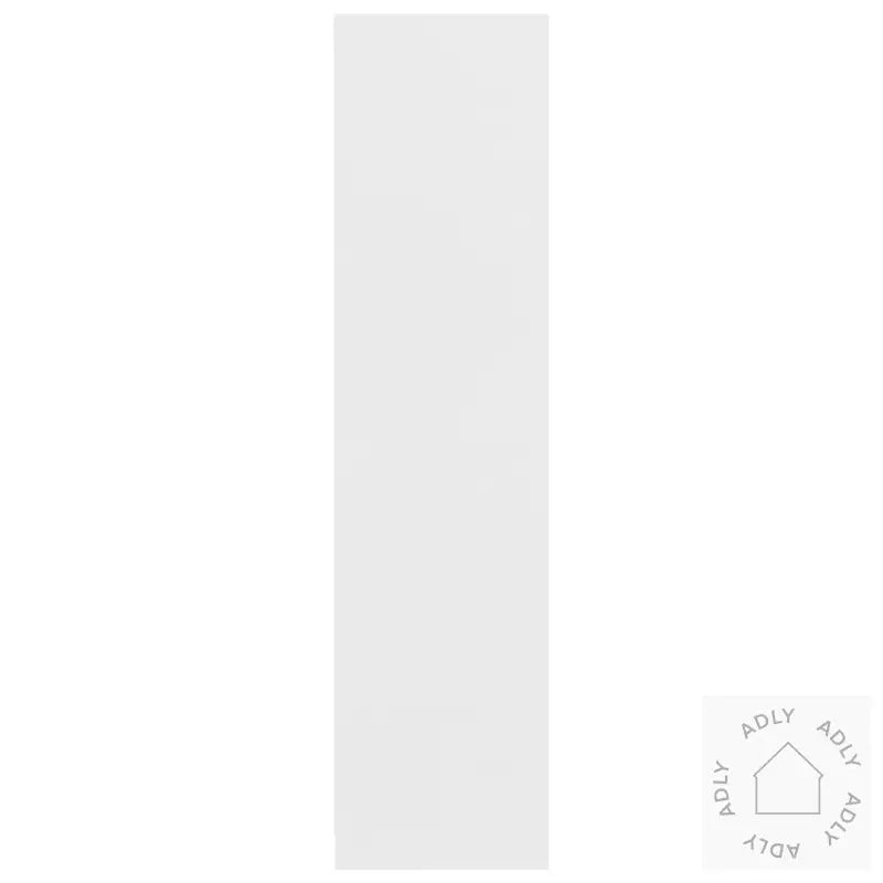 Garderobe Med Skuffer Hvit 50X50X200 Cm Konstruert Tre
