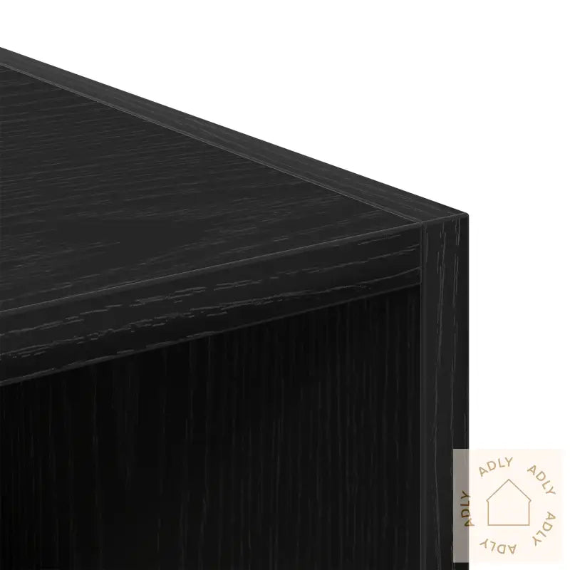 Svart Eik Garderobe - 30X50X200 Cm, Laget Av Konstruert Tre