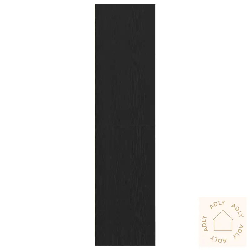 Svart Eik Garderobe - 30X50X200 Cm, Laget Av Konstruert Tre