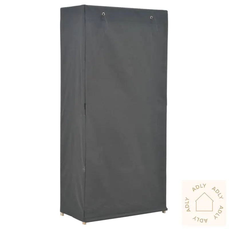 Garderobeskap Grå 79X40X170 Cm Stoff