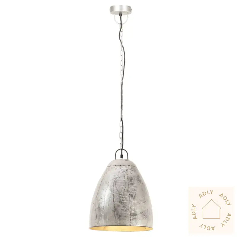 Industriell Hengelampe 25 W Sølv Rund 32 Cm E27