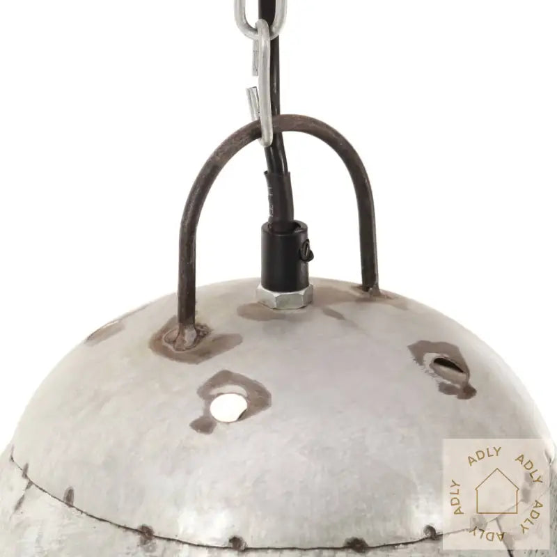 Industriell Hengelampe 25 W Sølv Rund 32 Cm E27