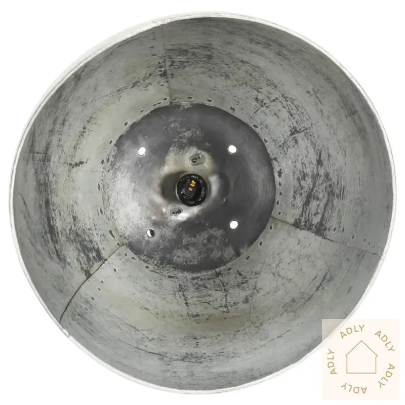 Industriell Hengelampe 25 W Sølv Rund 32 Cm E27