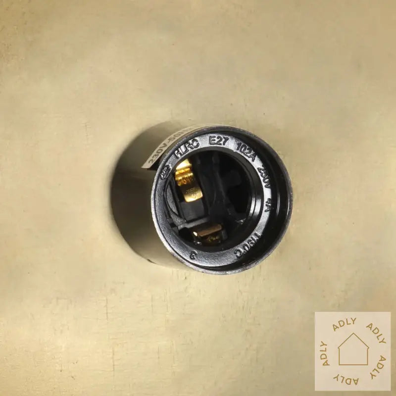 Industriell Vintage Hengelampe 25 W Messing Rund 41 Cm E27