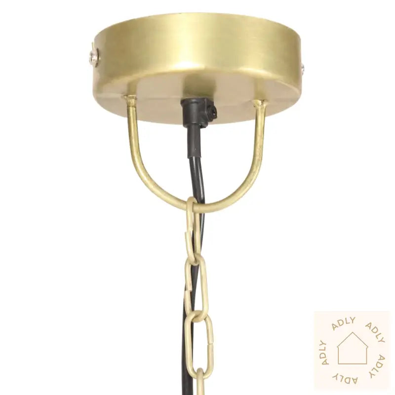 Industriell Vintage Hengelampe 25 W Messing Rund 41 Cm E27