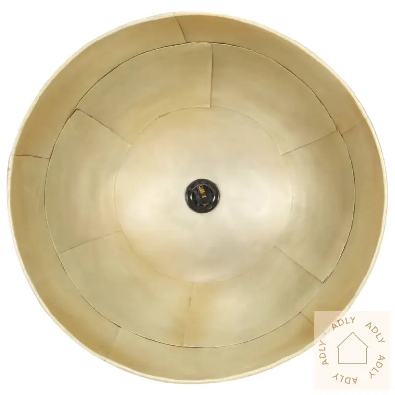 Industriell Vintage Hengelampe 25 W Messing Rund 41 Cm E27