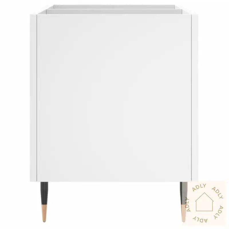 Hifi-Benk Hvit 74,5X38X48 Cm Konstruert Tre