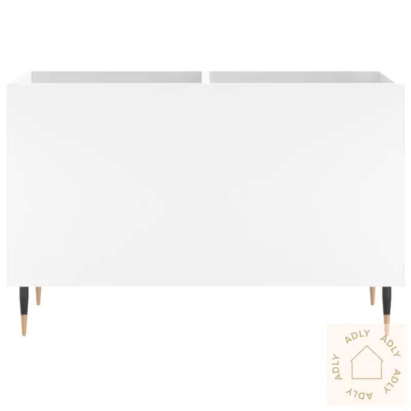 Hifi-Benk Hvit 74,5X38X48 Cm Konstruert Tre