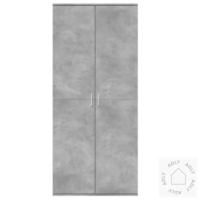 Highboard Betonggrå 80X35X180 Cm Konstruert Tre