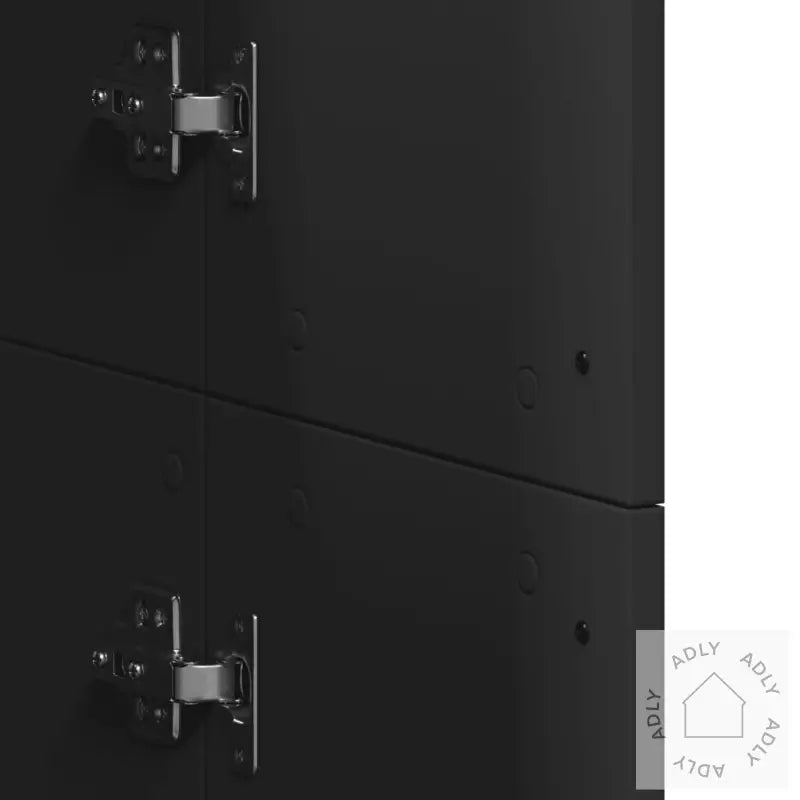 Highboard Svart 60X35X180 Cm Konstruert Tre