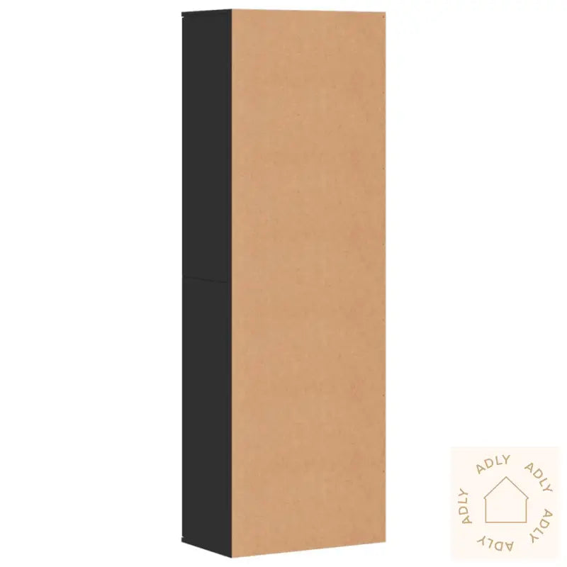 Highboard Svart 60X35X180 Cm Konstruert Tre