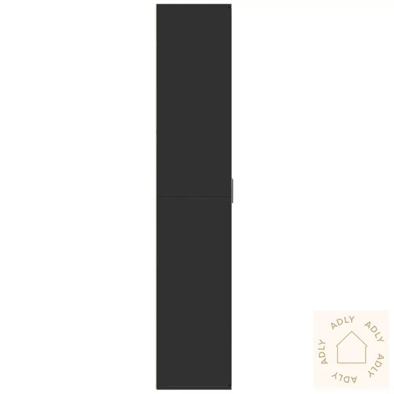 Highboard Svart 80X35X180 Cm Konstruert Tre