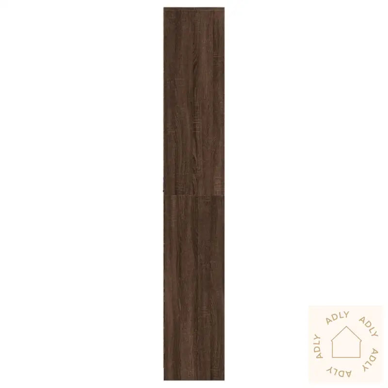 Garderobe Med Led Brun Eik 41,5X32,5X200 Cm Konstruert Tre