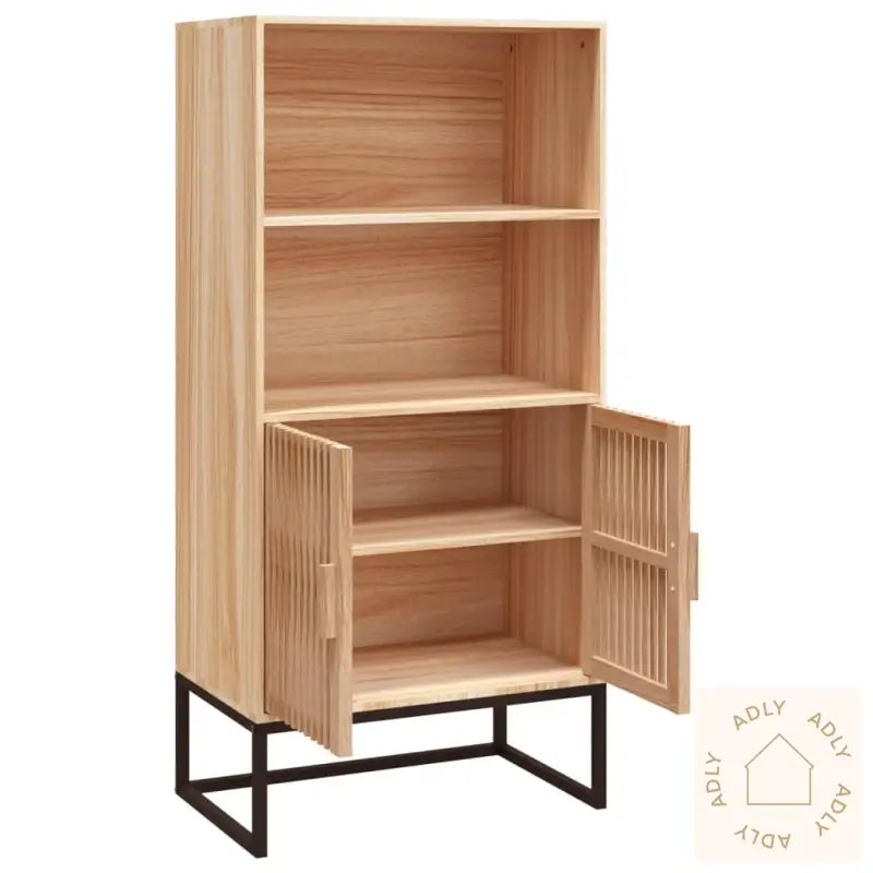 Highboard 60X35X125 Cm Konstruert Tre