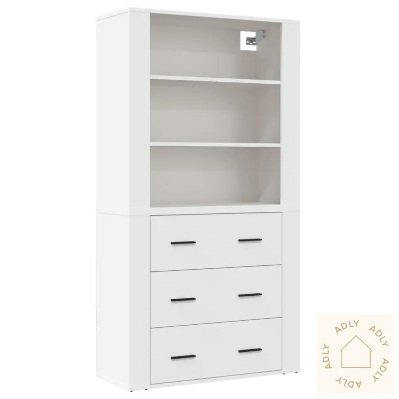 Highboard Hvit Konstruert Tre
